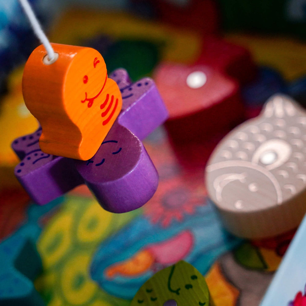 HABA Here Fishy Fishy magnetic game for 1-4 players, easy setup and play.