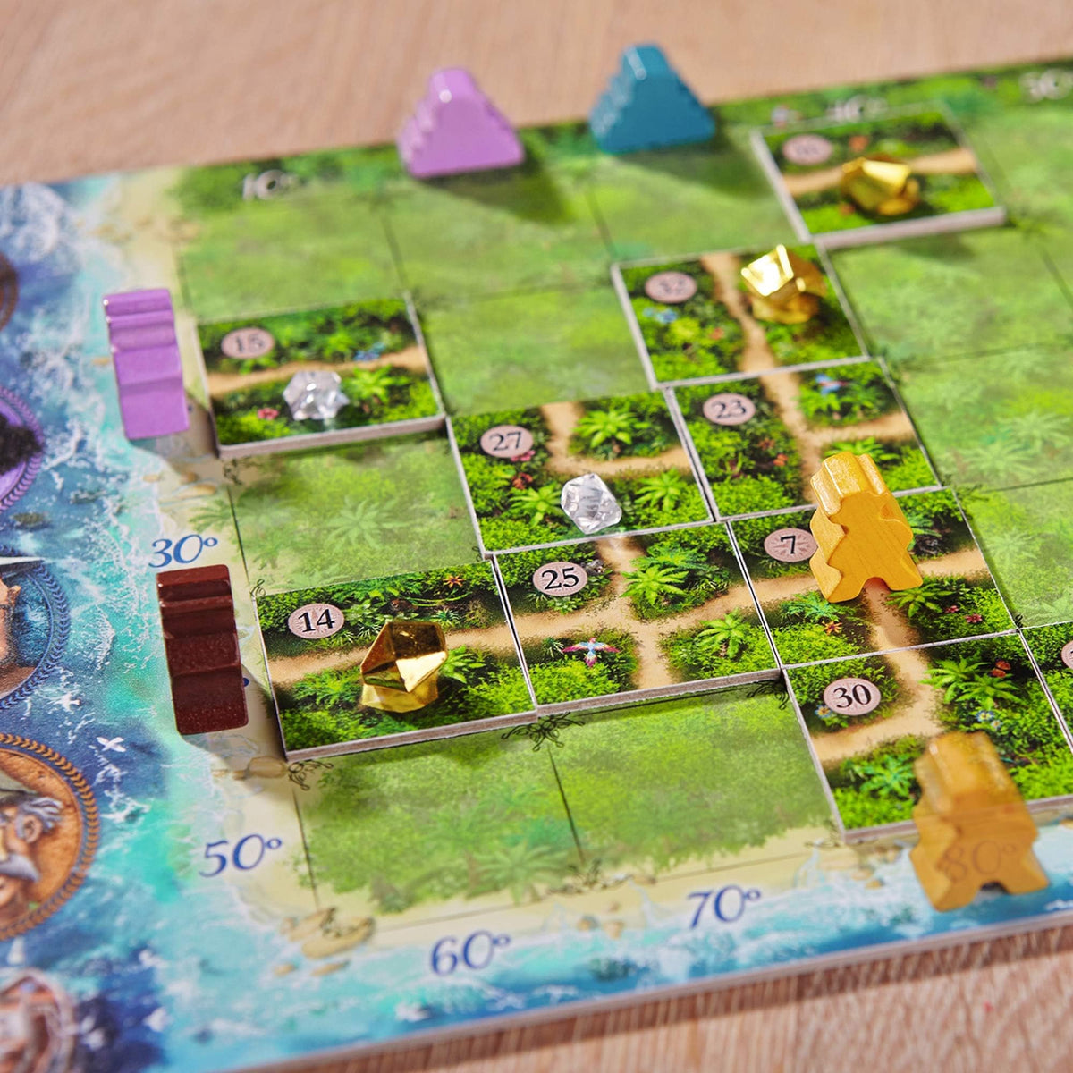 HABA Karuba gold nuggets and crystals for scoring.