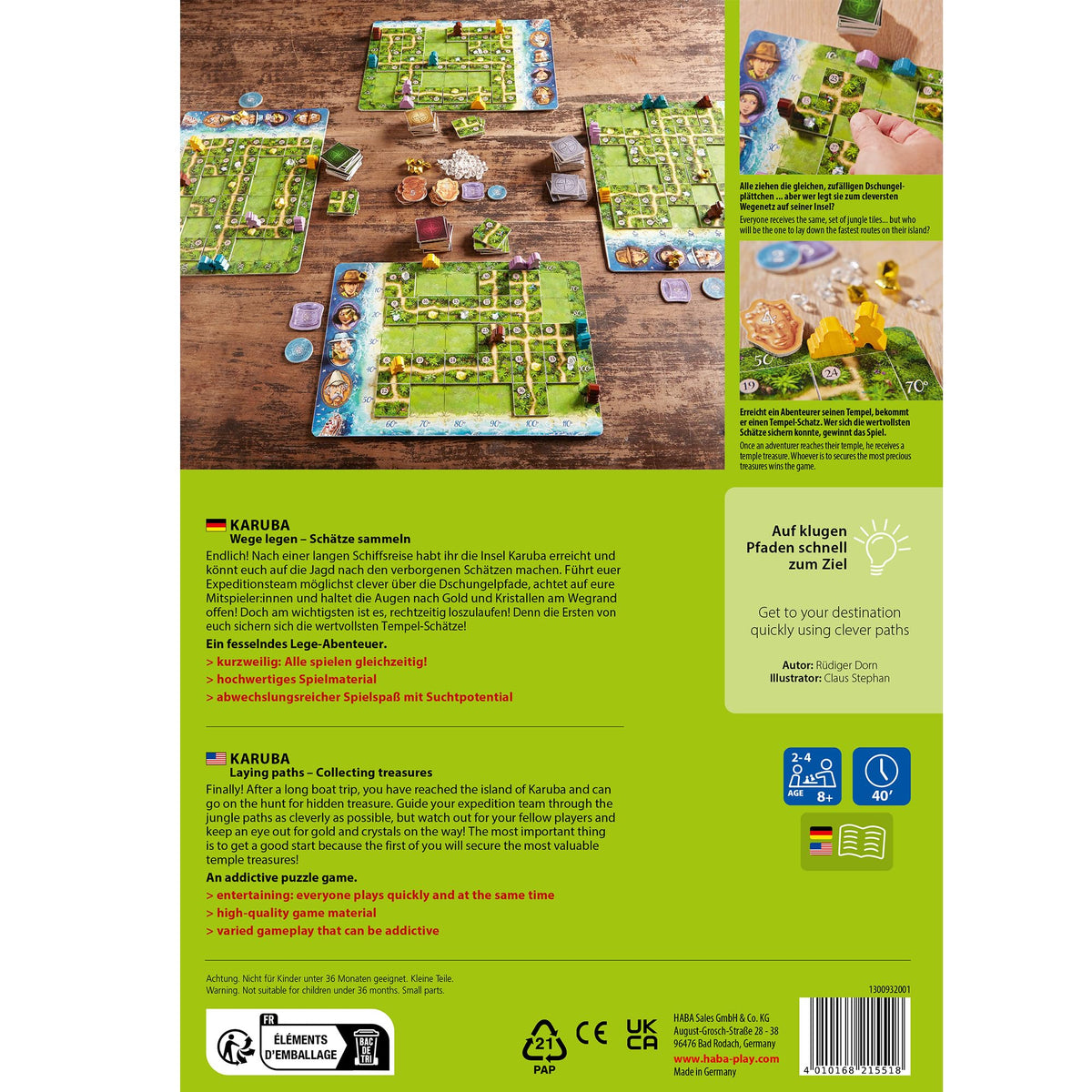 HABA Karuba family game night with kids and adults.