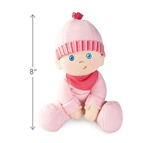 HABA Luisa Snug Up Doll has an easy-to-hold design for tiny hands.