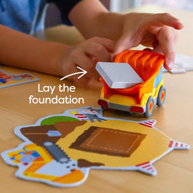 HABA My Very First Games Building Site: story read-aloud enhances immersion and engagement.