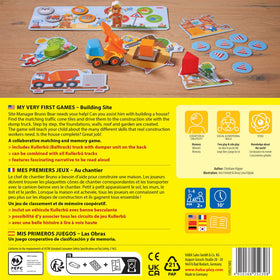 HABA My Very First Games Building Site: toddler-friendly setup boosts early game understanding.