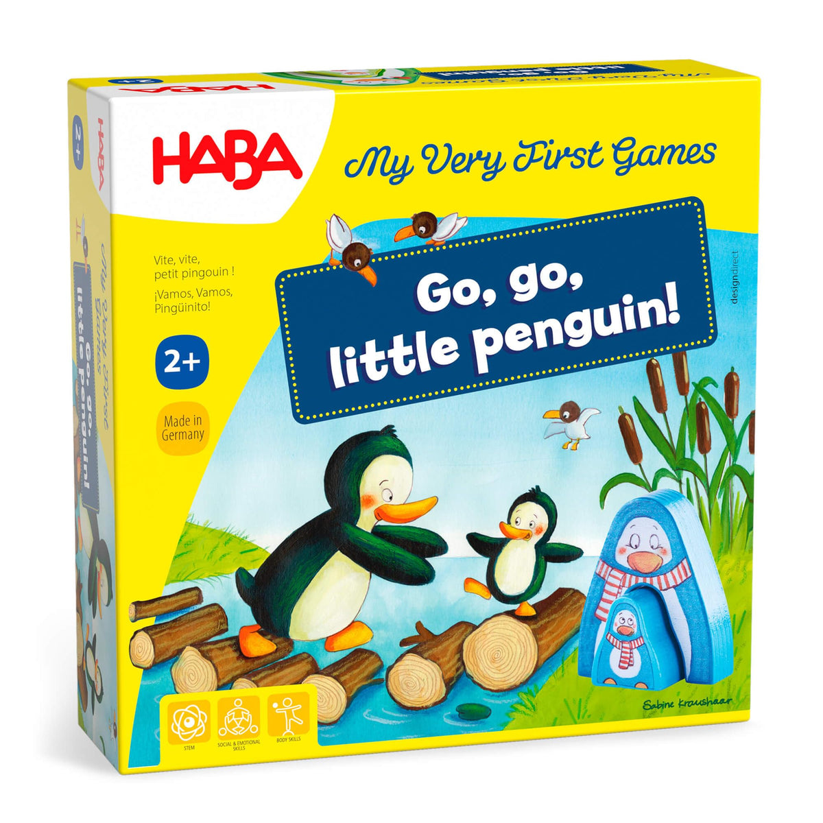 HABA My Very First Games Go Go Little Penguin board game engaging early learners