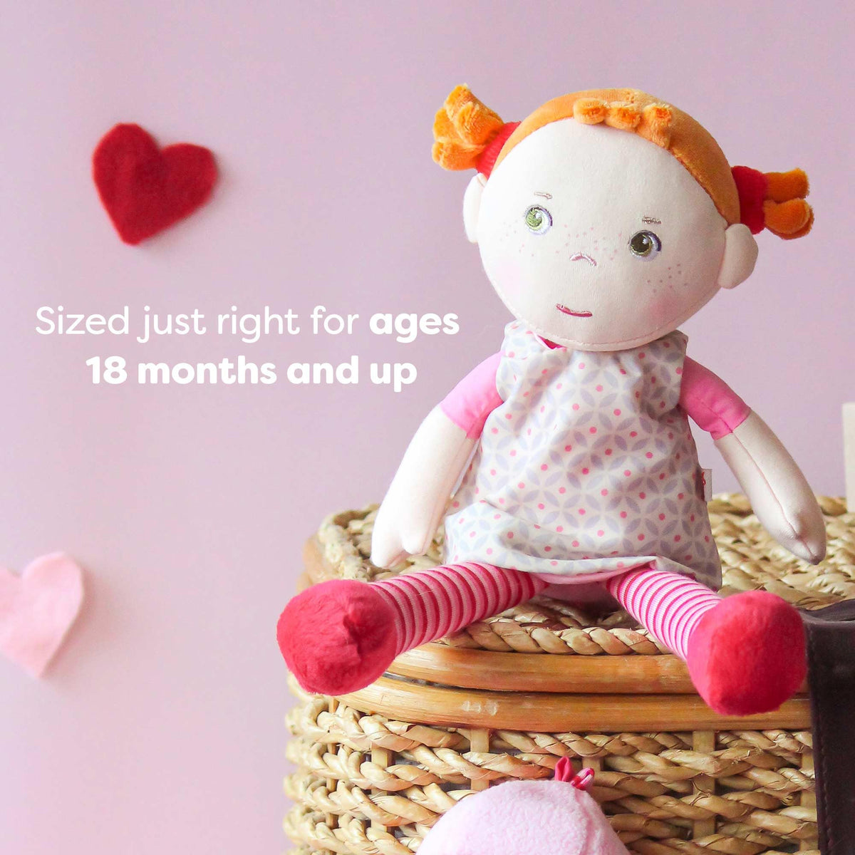 HABA Roya machine washable doll, easy care after playful messes.