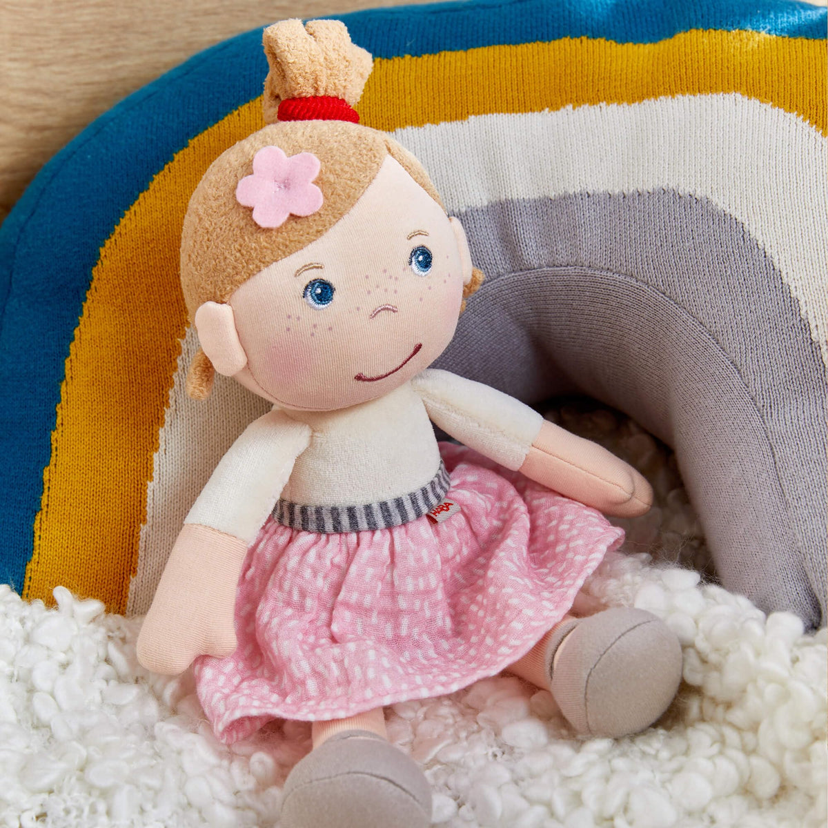 HABA Snug Up Lauren helps toddlers grow through gentle companionship.