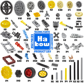 Habow shock absorbers and wheels improve suspension realism.