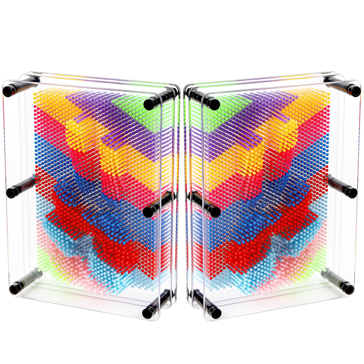 Hacaroa 2-pack 3D pin art toy 8x6 large for home decor and creativity