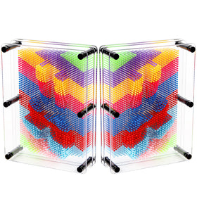 Hacaroa 2-pack 3D pin art toy 8x6 large for home decor and creativity