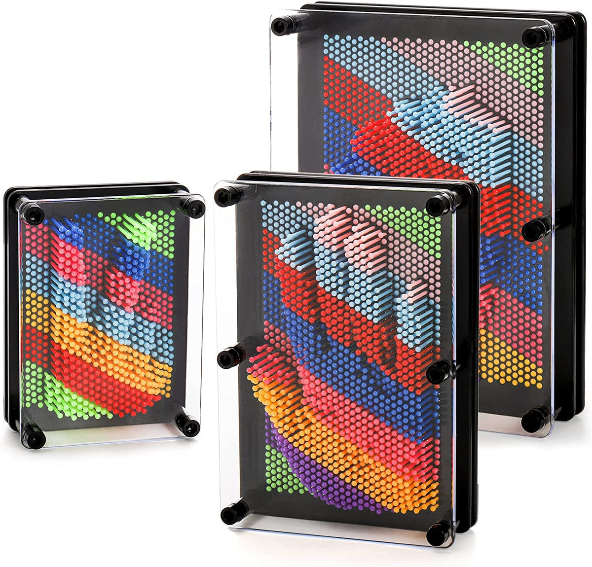 Hacaroa 3D pin art large displays vibrant sculpture ideas for desks and shelves