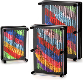 Hacaroa 3D pin art large displays vibrant sculpture ideas for desks and shelves