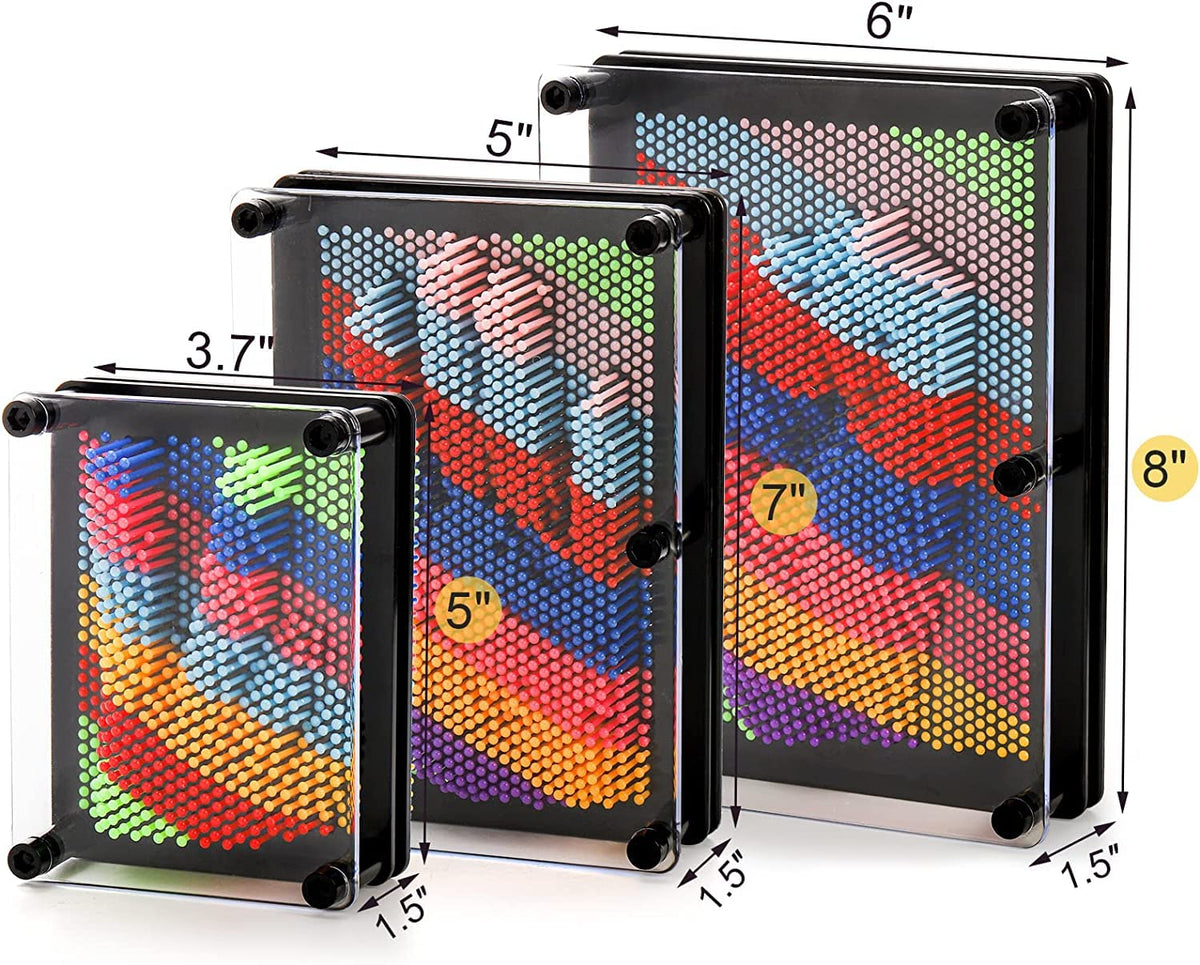 Hacaroa 3D pin art medium showcases dynamic shapes to spark creativity in classrooms and offices