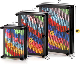Hacaroa 3D pin art medium showcases dynamic shapes to spark creativity in classrooms and offices
