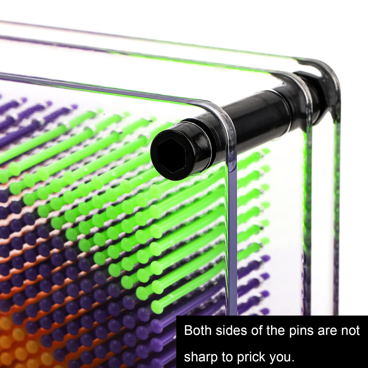 Hacaroa colorful pin art toy creates 3D sculptures from everyday items