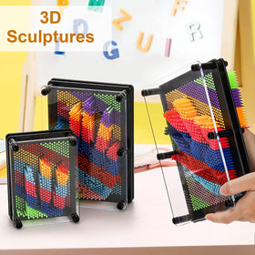 Hacaroa pin art desk decor elevates any room with playful, tactile sculpture options