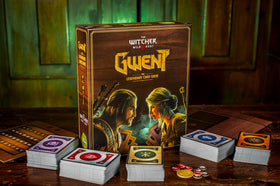 Hachette Boardgames Gwent playmat-ready setup on any table