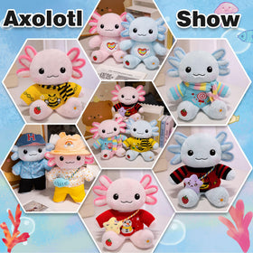 HACHIMI Axolotl Plush pajama set for comfy bedtime adventures.