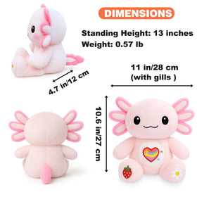 HACHIMI Axolotl Plush sweaters keep playtime cozy and colorful.