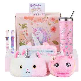 Haclury unicorn gifts water bottle keeps drinks at temperature for school or travel