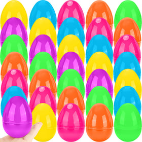 Haconba fillable Easter eggs in six colors ready for egg hunts and favors.