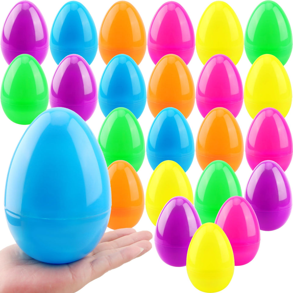 Haconba yellow fillable Easter egg for candy and hunts