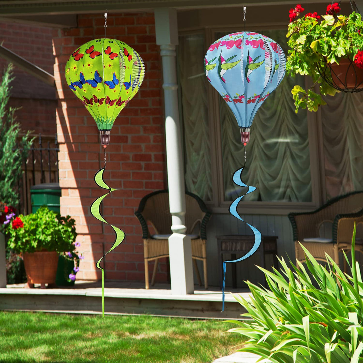 HADEEONG yard decor wind spinner brightening porches trees and balconies