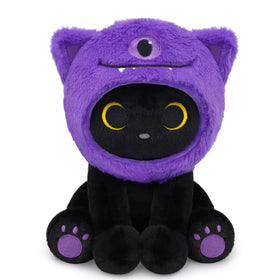 Hagusahuo Black Cat 8inch plush for cozy cuddles and collection.