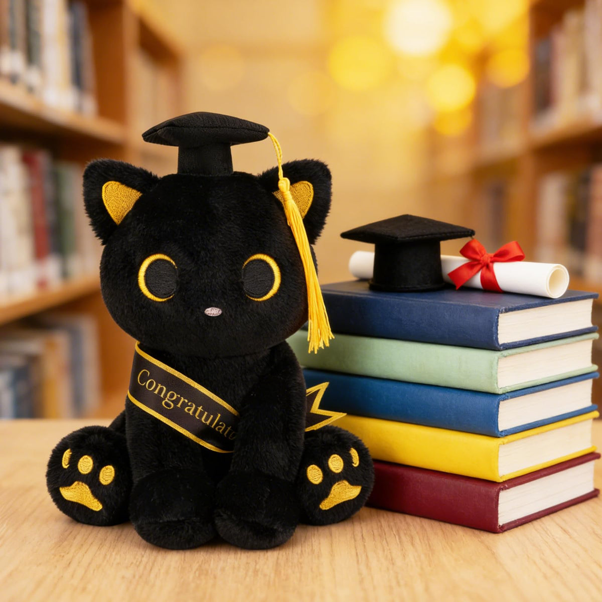 Hagusahuo cat plush, machine washable and durable for long-lasting hugs