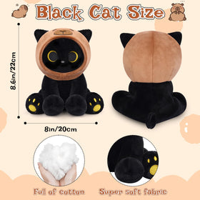 Hagusahuo kawaii cat plush toy ideal for kids gifts and collection