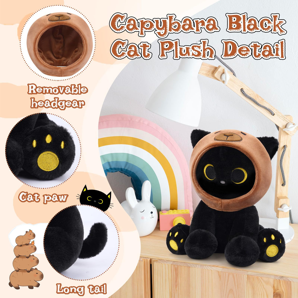 Hagusahuo soft skin-friendly plush with durable stitching for hugs