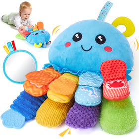 hahaland 15in1 baby sensory toy teether and rattle for multisensory exploration.