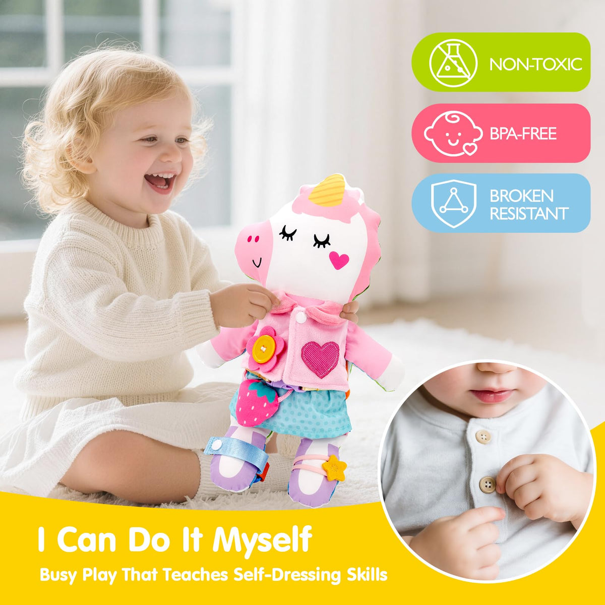 Hahaland 15 plus dressing activities across both sides for independent dressing