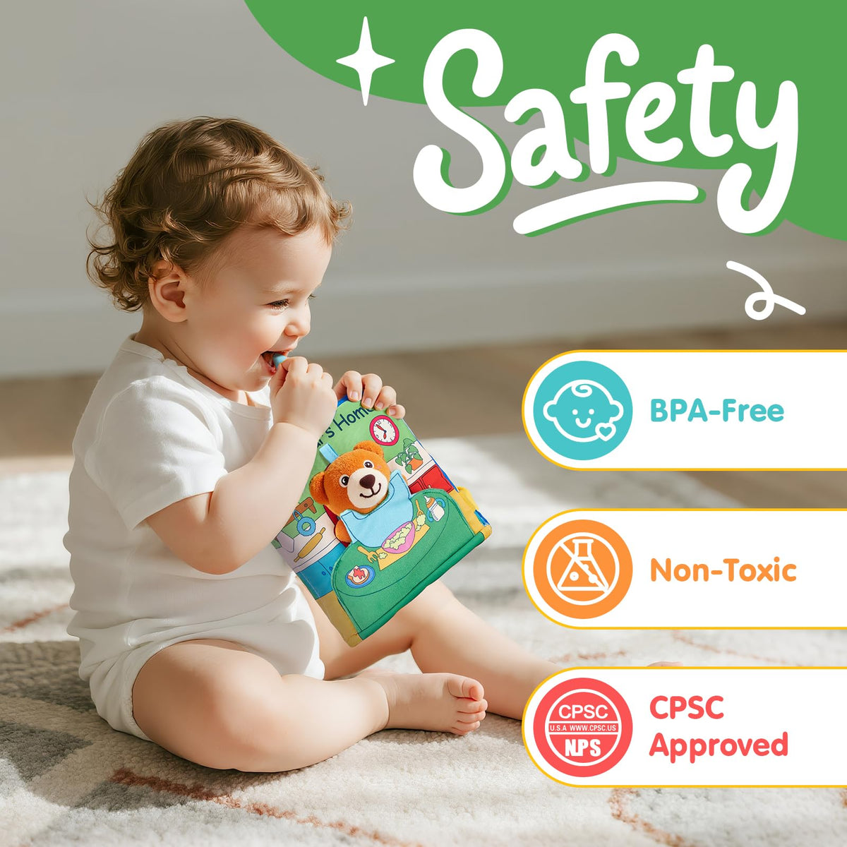 Hahaland baby-safe mirror invites self-discovery during playtime