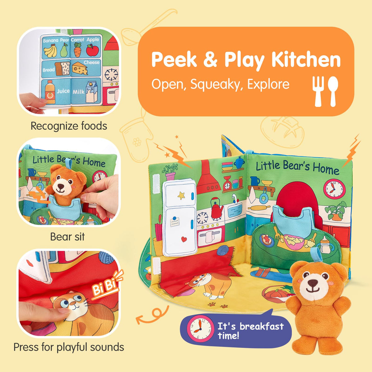 Hahaland bedroom scene supports calming routines with soft sounds