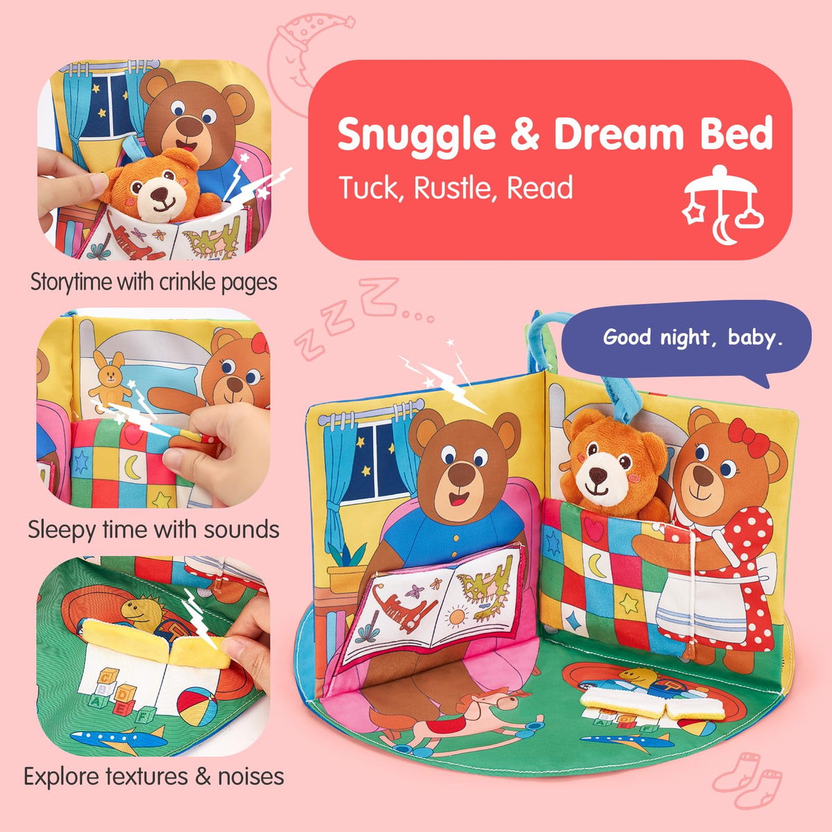 Hahaland peekaboo toy-box flap invites interactive play and discovery