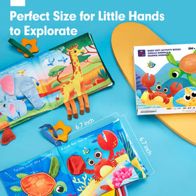 Hahaland durable stitching ensures long-lasting cloth books.
