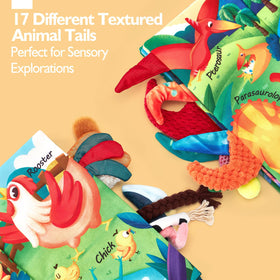Hahaland Baby Books with crinkly pages to spark curiosity and early vocabulary.