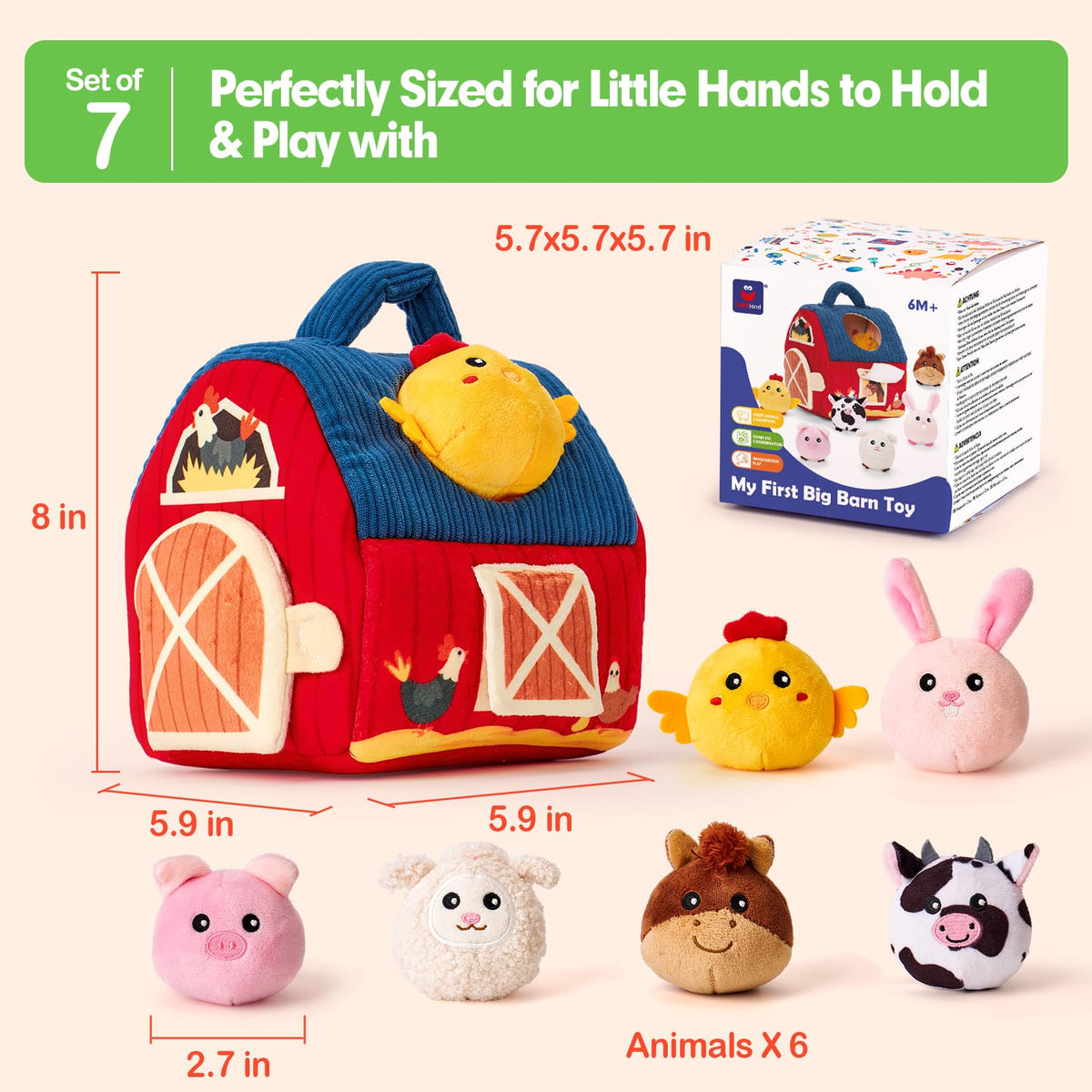 Hahaland Baby Toy Care emphasizes easy cleaning after teething and play.