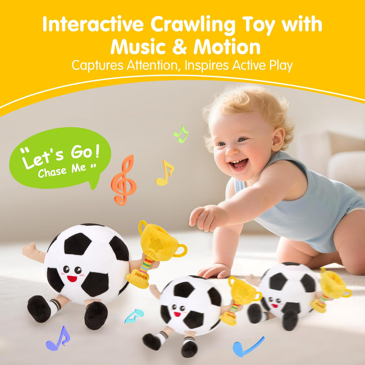 hahaland baby toy with music mode delivering cheerful melodies during play.