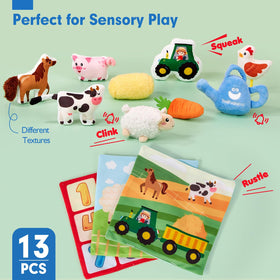 Hahaland Mystery Soft Box with mirror toy for self-recognition during play