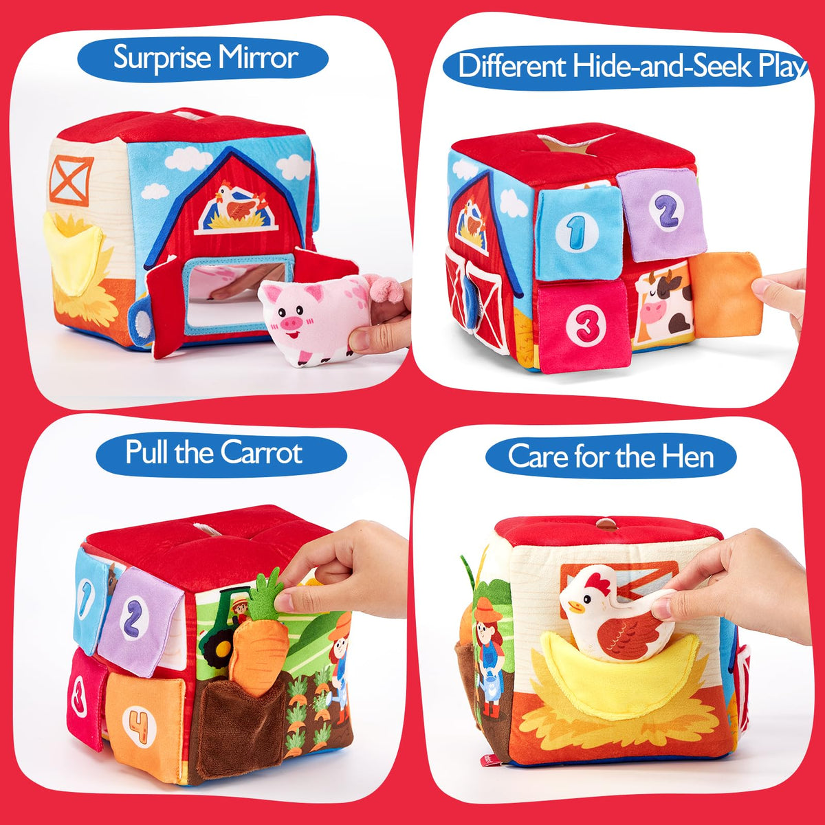 Hahaland Mystery Soft Box safe baby-friendly materials with no small parts