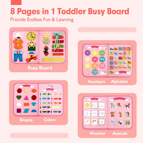 Hahaland Busy Board numbers and counting support basic math practice during independent play.