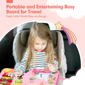 hahaland Busy Board-ties strengthens knot-tying and dexterity for little hands