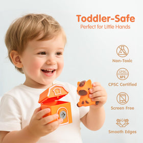 Hahaland counting and color-match activity builds tactile dexterity
