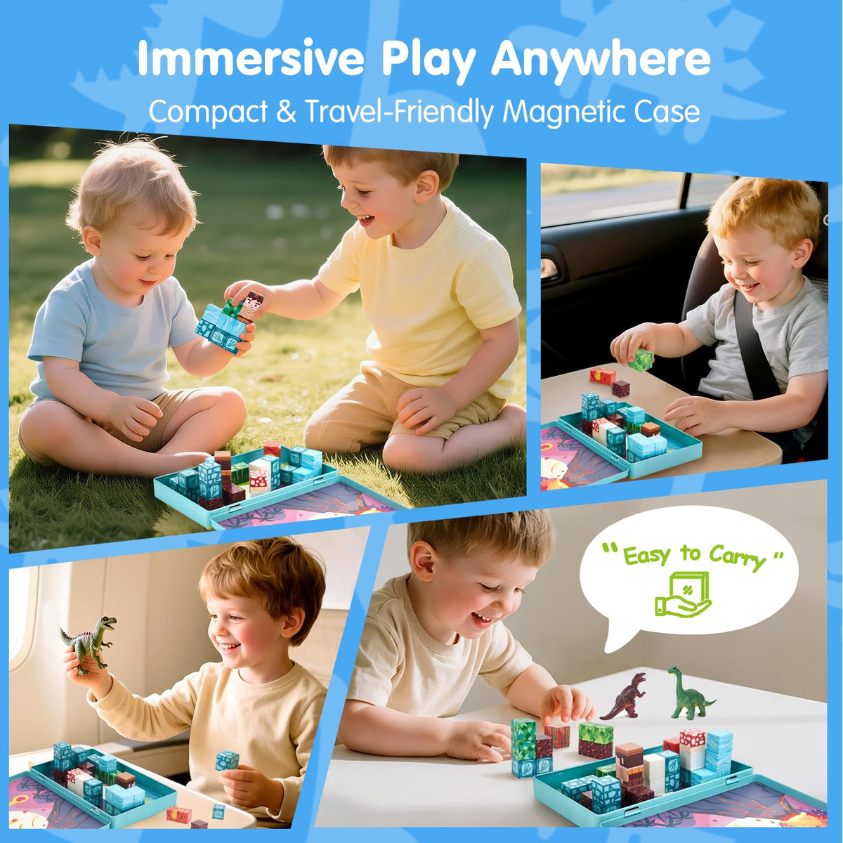 Hahaland dinosaur figures enhancing pretend play and storytelling