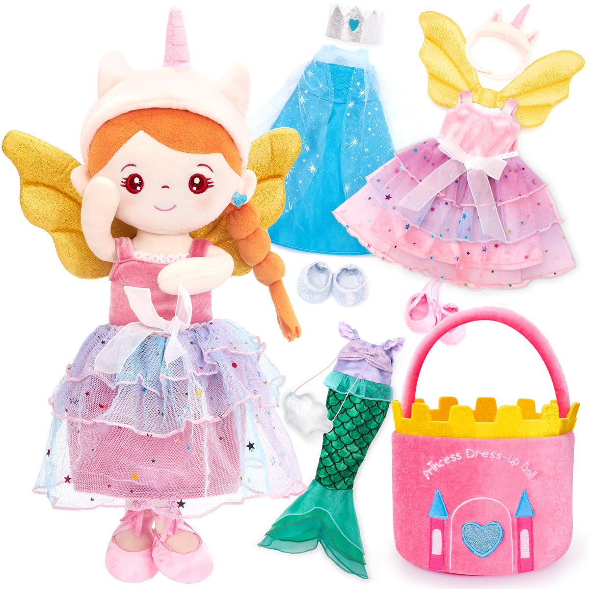 Hahaland dress up doll with princess outfit inspires imaginative play