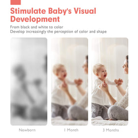 Hahaland abstract shapes flash cards stimulate imagination and early brain development