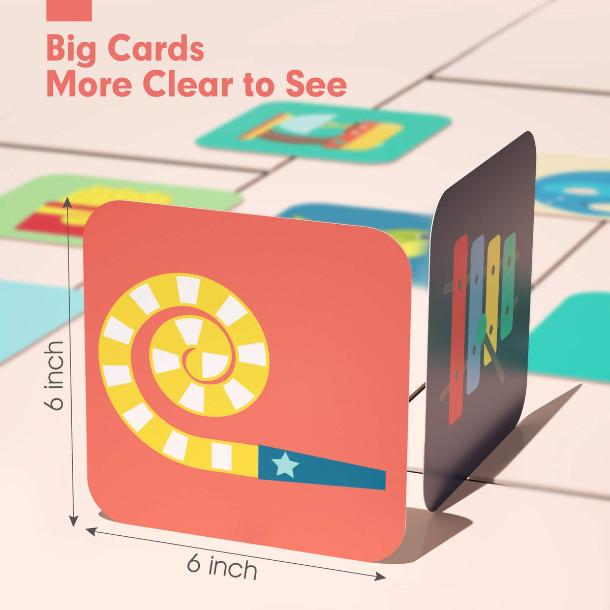 Hahaland color-set flash cards help babies notice basic colors during play