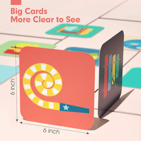 Hahaland color-set flash cards help babies notice basic colors during play