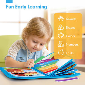 hahaland buttoning activity page to develop fine motor skills