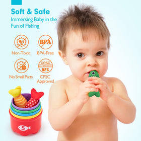 Hahaland ocean mat storage bag doubles as play surface and tidy storage.